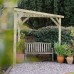 Slatted Corner Pergola